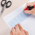 See-Thru Accurate Positioning and Marking Sewing Clear Ruler 2 x 18 inch...