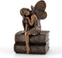 Top Collection 4387 Miniature Garden & Terrarium Fairy Napping on Books Statue, Small...