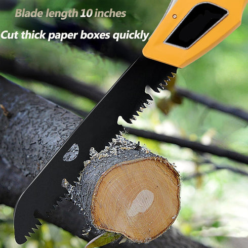 Folding saw, extra long 14 Inch blade, backpacking saw for hiking camping, dry & live wood trimming, pruning saw with 3 cutting angle hard teeth, ...