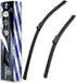 2 Wiper Blades OEM Quality Replacement For GMC Terrain Chevy Equinox 2010-2017 Ford Kuga MK1 2008-2012 Original Equipment Wipers Factory - 24"/17"...