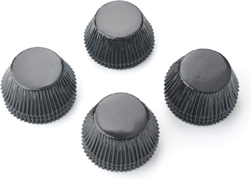 Gifbera Standard Black Foil Cupcake Liners Muffin Wrappers, 200-Count...