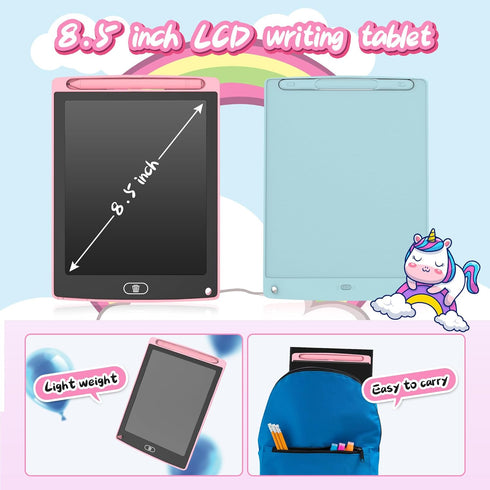 2 Pack LCD Writing Tablet for Kids Doodle Board with 2 Bag, Electronic Drawing Tablet Drawing Pads, Etch a LEYAOYAO Sketch Pad Learning Educationa...