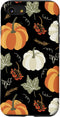 iPhone SE (2020) / 7 / 8 Autumn falling leaves and pumpkin spice harvest happy fall Case...