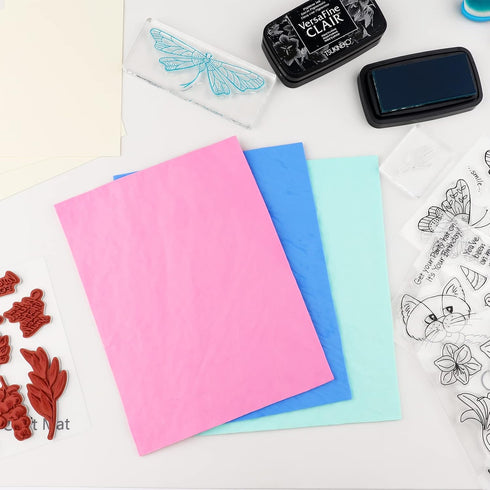 3pcs Stamp ShammySuede ClothStamp Cleaner Super Absorbent Towel3 colors for Stamp Cleaning Cloth...