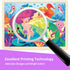 Wooden Puzzles for Kids Ages 3-5, 24 Piece Puzzle for 3 Year Old Little Mermaid, Preschool Toddler Puzzles for 3 4 5 Year Old with Picture Underne...