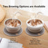 Paperless Collapsible Pour Over Coffee Dripper, Portable Reusable Pour Over Coffee Maker with Stainless Steel Mesh Screen, Perfect for Single Cup ...