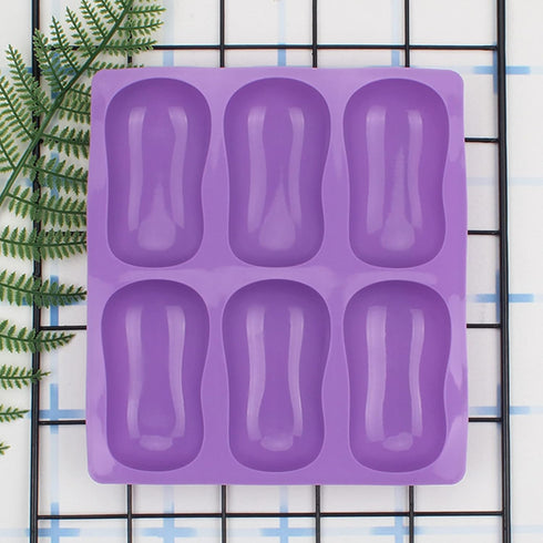 2Pcs Oval Silicone Soap Molds, Classic Oval Shaped Molds for Chocolate Jelly Candy Making...