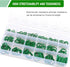 270 PCS Automotive O-Ring Gasket Assortment Kit, High Temperature Resistant Rubber Air Conditioning Compressor Port Ring, Multi-Functional Car Rep...