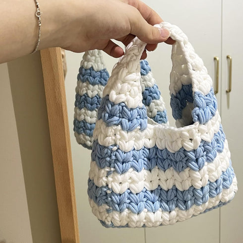 Kitcroet Crochet Kit for Beginners Crochet Bag Kit for Adults with Step by Step Video Tutorials DIY Crochet Starter Knitting Supplies, Hangbag...