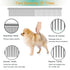 Pet Grooming Comb Kit, Tear Stain Remover Brush, Undercoat Rake for Dogs & Cats, Dematting Tool for Long Haired Dogs Kittens Puppies, Flea Comb fo...