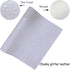 Sparkly Snow White Chunky Glitter Faux Leather Roll 12 x 52 inch Shiny Solid Color Winter Fabric for Cricut Bows Earrings Crafts (18015#1)...