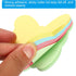 PATIKIL 2.7 x 2.7 Inch Butterfly Shape Sticky Notes, 3 Pads Cute Self-Stick Memo Pads Bright Colorful 100 Sheets/Pad for Home Office, 4 Colors...