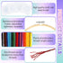 Sherr 9 Sets Embroidery Stitch Beginners Practice Kits Cross Stitch Kits to Learn Different Stitches Crochet Punch Needlepoint Kits for Kids Adult...