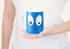 Cortunex Heat Changing Mug - 11 Oz Ceramic Color Changing Coffee Mug with A Funny Blue Sleepy Smiley Face - Cute Heat Sensitive Magic Mug with Fun...
