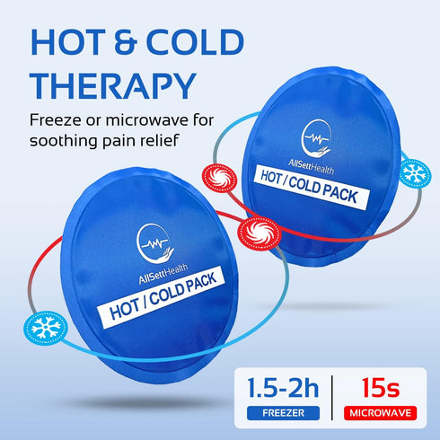 Reusable Round Hot and Cold Gel Ice Packs for Injuries | Cold Compress, Ice Pack, Gel Ice Packs, Cold Pack, Gel ice Pack, Cold Packs for Injuries ...