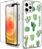 GiiKa for iPhone 12 Pro Max Case with Screen Protector, Clear Full Body Shockproof Protective Floral Girls Women Hard Case with TPU Bumper Cover P...