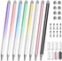 Stylus Pen for Touchscreen, 2 in 1 Stylists Pens Compatible with All Touch Screens Devices, Tablets, iPhone, iPad, Android, Computer, Laptop, Fine...