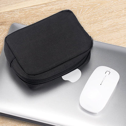 Universal Electronics/Accessories Soft Carrying Case Bag, Durable & Light-weight,Suitable for Out-going, Business, Travel and Cosmetics Kit (Small...