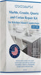 Quartz Countertop Chip Repair Kit(Light Gray), Marble and Granite Repair to Fix Nicks, Chips or Scratches on Granite, Marble Porcelain, Corian, Tr...