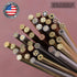 Mosaic Pin - (0.312 (5/16) Inch Diameter) - (919BBBBB) - (Brass Outer Material)(Brass Inner Material) - Decorative Knife Handle Pins and Rods for ...