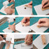 Leather Snap Fasteners Kit, Press Stud Stainless Steel Buttons for Marine Boat Canvas with Punching Tool Set Tool Kit (2 Components, 40 Pcs for Ea...