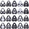 SUNNYCLUE 1 Box 20Pcs 10 Styles Tarot Charms Bulk Enamel Magic Charm Black Silver Alloy Cat Halloween Ouijas Heart Gothic Charm for Jewelry Making...