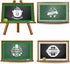 65 Feet St. Patrick's Day Bulletin Board Borders Clover Spot Stripe Plaid Rolled Border Scalloped Border 5 Styles 60 Pieces Bulletin Board Sticker...