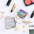 FuninCrea Coin Purse 2 Pieces, Nylon Coin Purses for Women and Girls, Colorful and Double Sided Sequin Coin Wallet, Mini Purse with Kiss Lock for ...