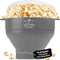 Zulay Microwave Popcorn Popper - BPA-Free Silicone Popcorn Popper Microwave Popcorn Bowl - Collapsible Microwave Popcorn Maker - Family Movie Nigh...
