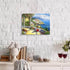 SD SOFT DANCE European Town Canvas Wall Art - Italian Landscape Artwork Painting Reproduction Print for Living Room Bedroom (12'' x 16'' x 1 Panel...