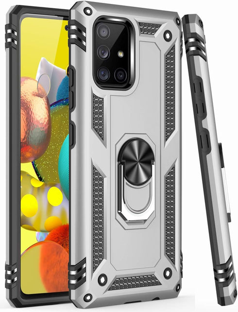 LUMARKE for Galaxy A51 5G Case with Screen Protector,Pass 16ft. Drop Tested Military Grade Protective Phone Cover with Magnetic Ring Kickstand Com...