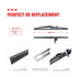 12"(12-L) Rear Wiper Blades Fit for Toyota 4Runner 2020 2019 2018 2017 2016 2015 2014 2013 2012 2011 2010 Back Windshield Wiper Blades (Pack of 2)...