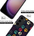 Galaxy S23 5G 6.1 inch Case Cute Colorful Paws Designs Phone Cover for Women Girls Stylish Slim Shockproof TPU Bumper Protective Phone Case for Ga...