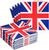 Juvale 100-Pack Union Jack Cocktail Napkins - 2-Ply Paper 6.5 x 6.5 in - Patriotic Union Jack Decor for UK Celebrations & London Party Decor - Bri...