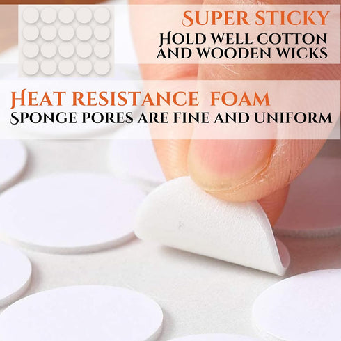 260 Pack Starter Kit for Candle Making – 130PCS 8 Inch Cotton Candle Wicks with Metal Tabs 120PCS Wicks Stickers 10PCS Wood Candle Wick Holders fo...