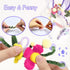 HPWF Pipe Cleaners Craft Supplies, Arts & Crafts Supplies Kits Include Pipe Cleaners, Pom Poms, Storage Bag, Eyes, Make Headband, Necklaces, Hairc...