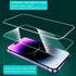 2 Pack Luminous Airbag Tempered Glass Screen Protector for iPhone 14 Pro Max(6.7") with Easy Installation Frame, HD Clear Film with Glowing Raised...