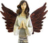 Praying Angel Faith-Filled Robes Whitewashed 4 x 10.5 Resin Tabletop Figurine...