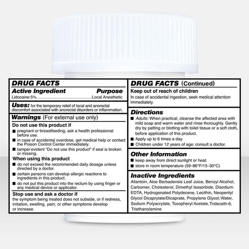 Clinical Resolution Numb Master 5% Lidocaine Numbing Cream for Pain Relief, Topical Anesthetic Burn Itch Cream Maximum Strength, Fast Acting Hemor...