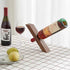 Wine Rack Countertop Wine Bottle Holder Wooden Rustic Wine Stand Tabletop Wine Holder Adult Creative Decoration Accessories Perfect for Home Decor...