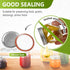 DSJIFGEW 52Pcs Premium Canning Lids, Rings for Regular Mouth Mason Jars - Food Grade Split-Type Metal Canning Kerr Jar Ball Lids...
