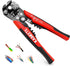 KAIWEETS Self Adjusting Wire Stripper - 3 in 1 Heavy Duty Automatic Wire Stripping Tool | 10-24 AWG Wire Cutter for Electrical Cable Cutting, Crim...