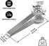 Orblue Stainless Steel Tea-long-handled-strainers 1-Pack...
