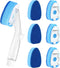 Dishwand Refills Soap Control Handle, 6 Heavy Duty Dish Wand Sponge Heads, Non Scratch Scrubbers Replacement Refill Brush Dispenser, Dishwashing S...