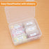 Mathtoxyz 2PCS Small Bead Organizers and Storage, Clear Bead Storage Containers Rectangle Bead Holder Plastic Cases Transparent Boxes for Nail DIY...