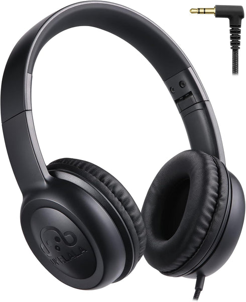 C3 Kids Headphones Wired, On-Ear Wired Headphones for Boys Girls with 3.5mm Jack, Foldable, Adjustable Headband, Child Headphones for School Home ...