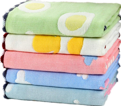 Haijinxi Baby Face Cloth, Premium Great Density Cotton Muslin Washcloths, Super Soft Baby Washcloth for Delicate Skin and Great Sewing Face Towel,...