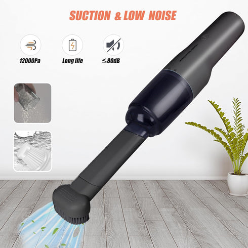 Handheld Vacuum Cordless, Mini Car Vacuum Cleaner High Power, Hand Held Vacuum USB Rechargeable, Keyboard Wireless Handheld Vacuum for Car Home Of...