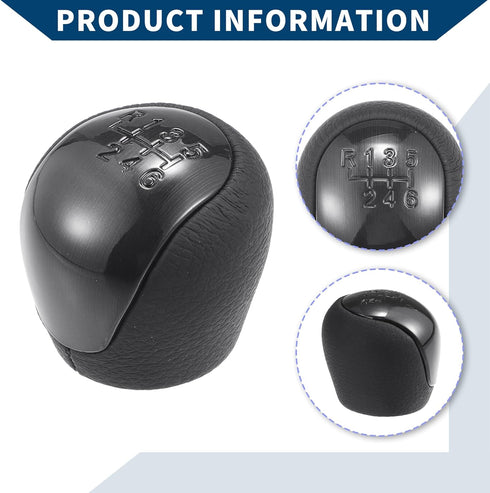 6 Speed Manual Gear Shift Knob for Hyundai IX35 2009-2015 / Front Automotive Gearbox Stick Shifter Lever Knob/Durable Plastic / 1 Pcs Black...
