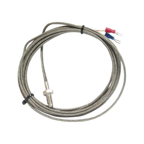 Meter Star M6 Screw Industrial Thermocouple Sensor K Type High Temperature 0-800 ° C Temperature Sensor,Thermometer Line (5 M, WRNT Shielding Wire...